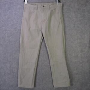 Levis Workwear Fit Jeans Mens 36x30 Khaki Beige Straight Leg Denim Pants